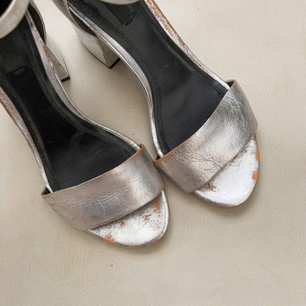 Alexander Wang Abby Silver Sandals - Picture 4 of 8